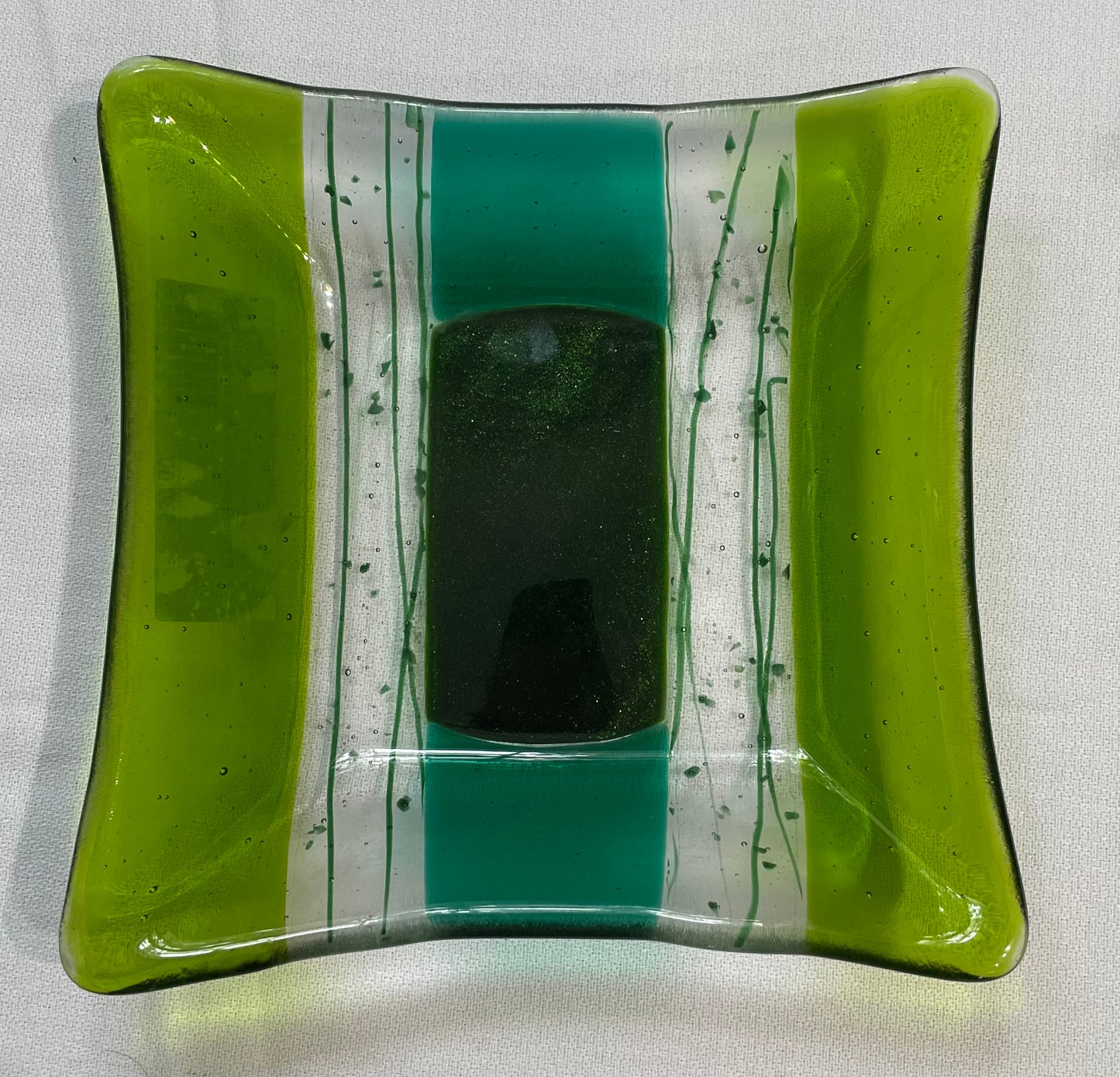 Shades of Green Decorative Dish